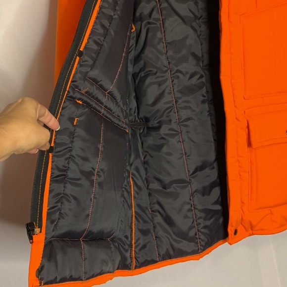 Walls Orange Hunting Safety Jacket USA Blizzard Pruf Winter Warm Insulat… - Picture 6 of 10